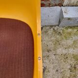Paire de chaises traineaux Orange