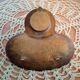 Old bronze inkwell