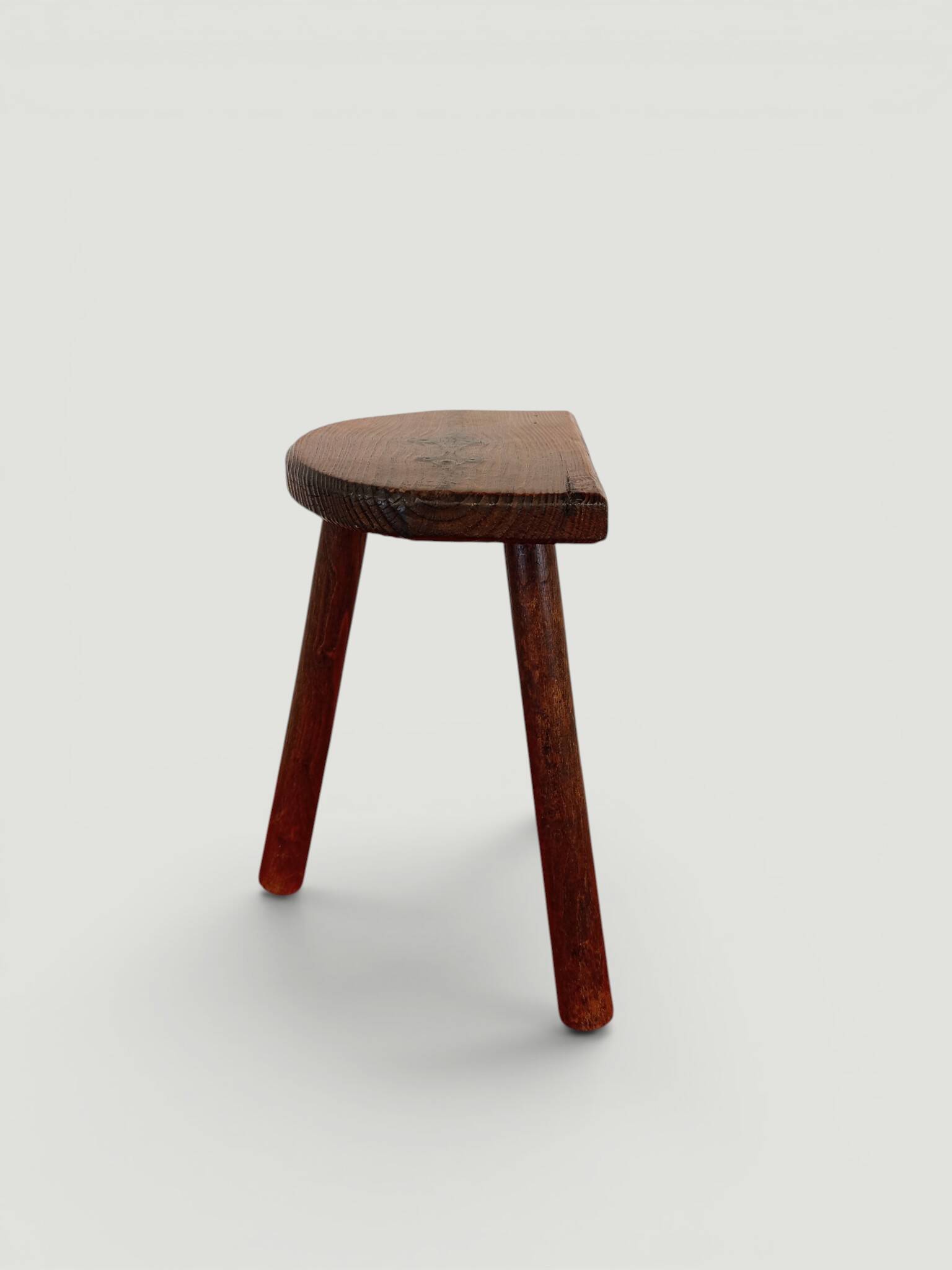 Tripod demi-stool, plant stand, side table.