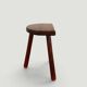 Tripod demi-stool, plant stand, side table.