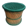 Bamboo pouf and rope