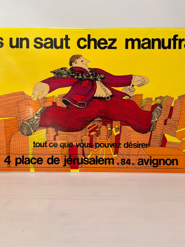Panneau publicitaire manufrance