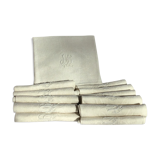 12 New Damask JB towels 60X70cm