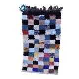 Colorful Boucherouite Moroccan rug - 87 x 152 cm