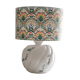 Hand-painted ceramic lamp & handmade shade by Rifle Paper Co.