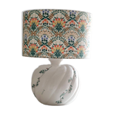 Hand-painted ceramic lamp & handmade shade by Rifle Paper Co.