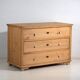 Antique solid pine chest of drawers – European rustic chest of drawers – circa 1900 #106