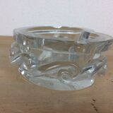 Cendrier en cristal de baccarat modèle aladin, forme cœur