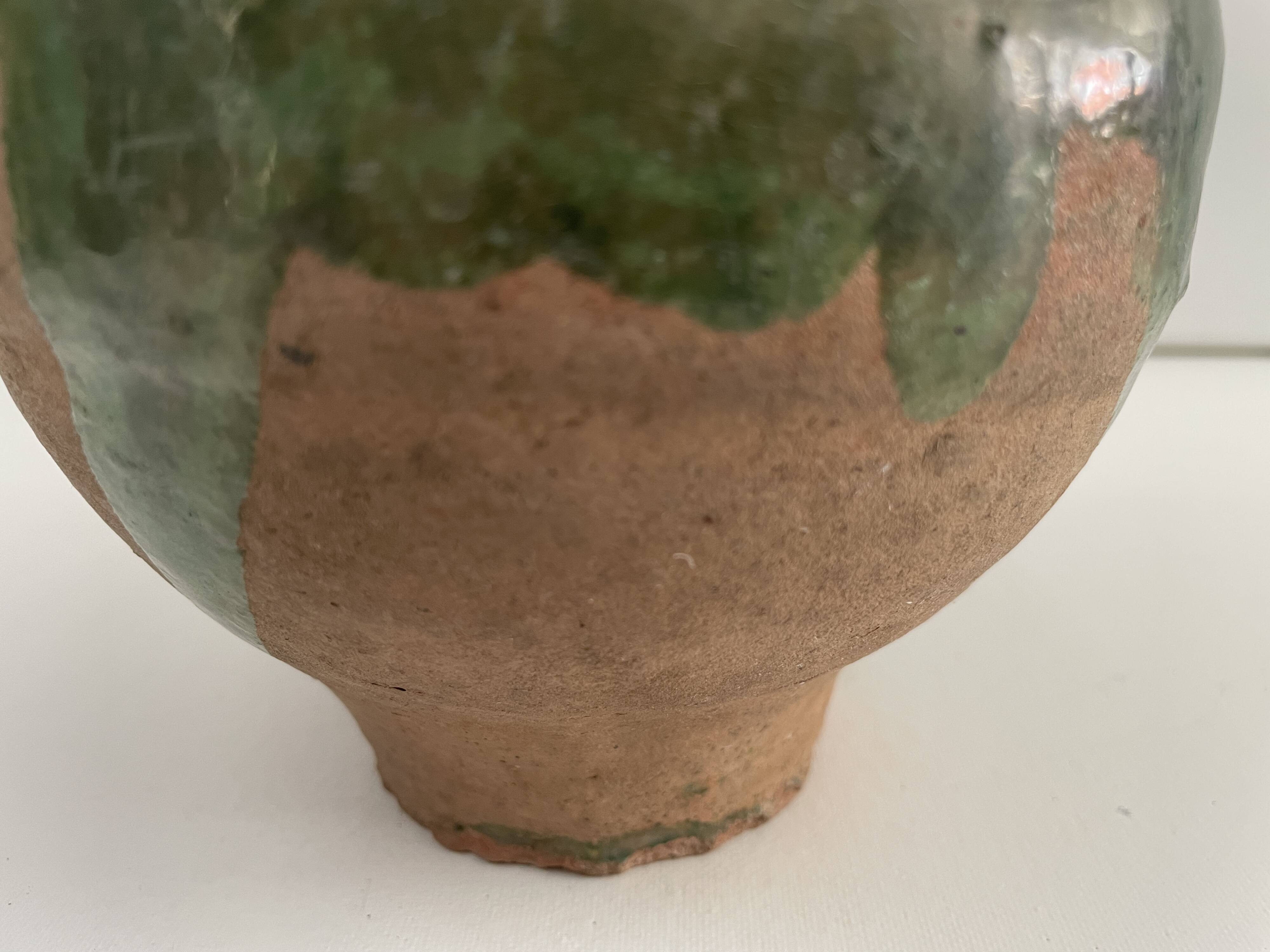 Set of 2 brissard carboys, varnished earth from the eure valley