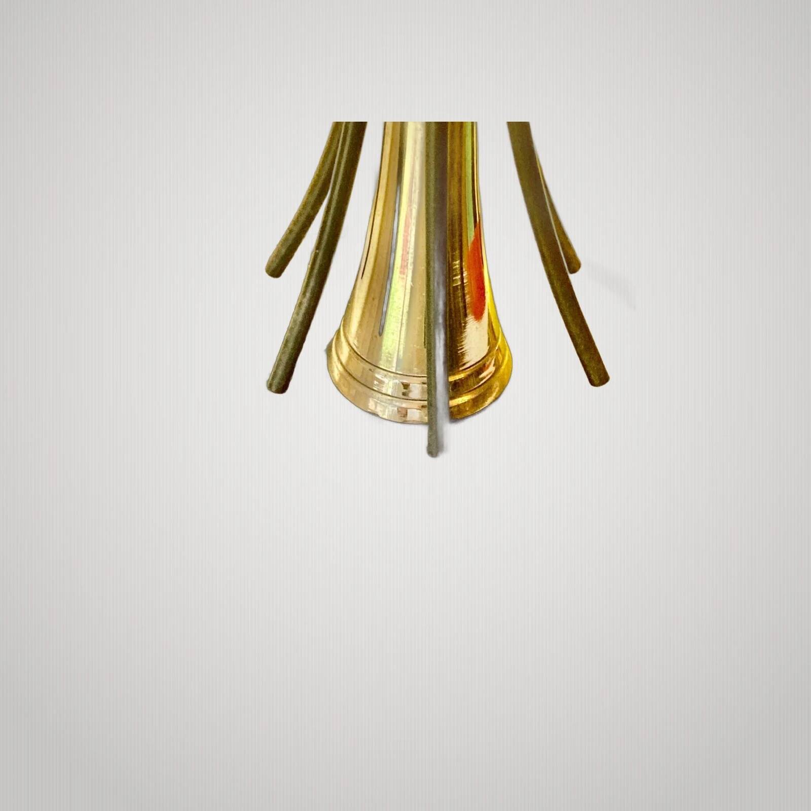 Lunel / Arlus vintage lamp 1950 metal - French 1950s - Desk Lamp