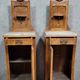 After Majorelle / Nancy School: Pair of Art Nouveau bedside tables