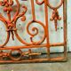 Wrought iron decoration grid XX century