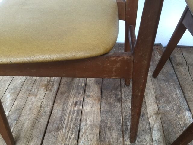 Pair of Scandinavian chairs wood