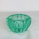 Green glass vase by Pierre D'Avesn, art deco pocket tray