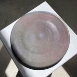 Series of 7 brown ceramic plates