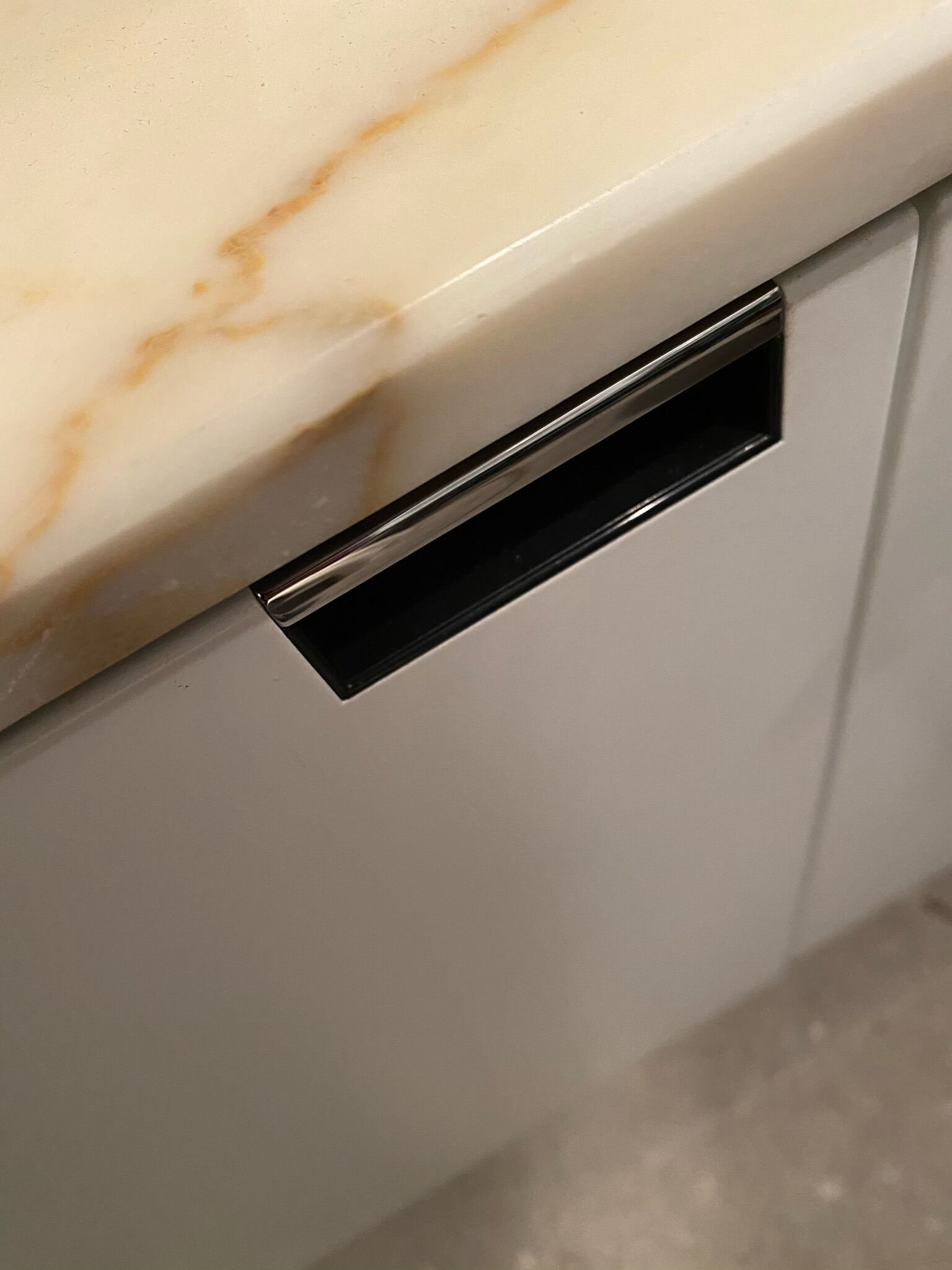 Sideboard bu Florence Knoll white and marble calacatta orro