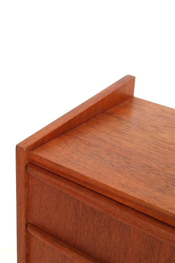 Filigree mid-century teak chest of drawers / Danish modern design / 1960s