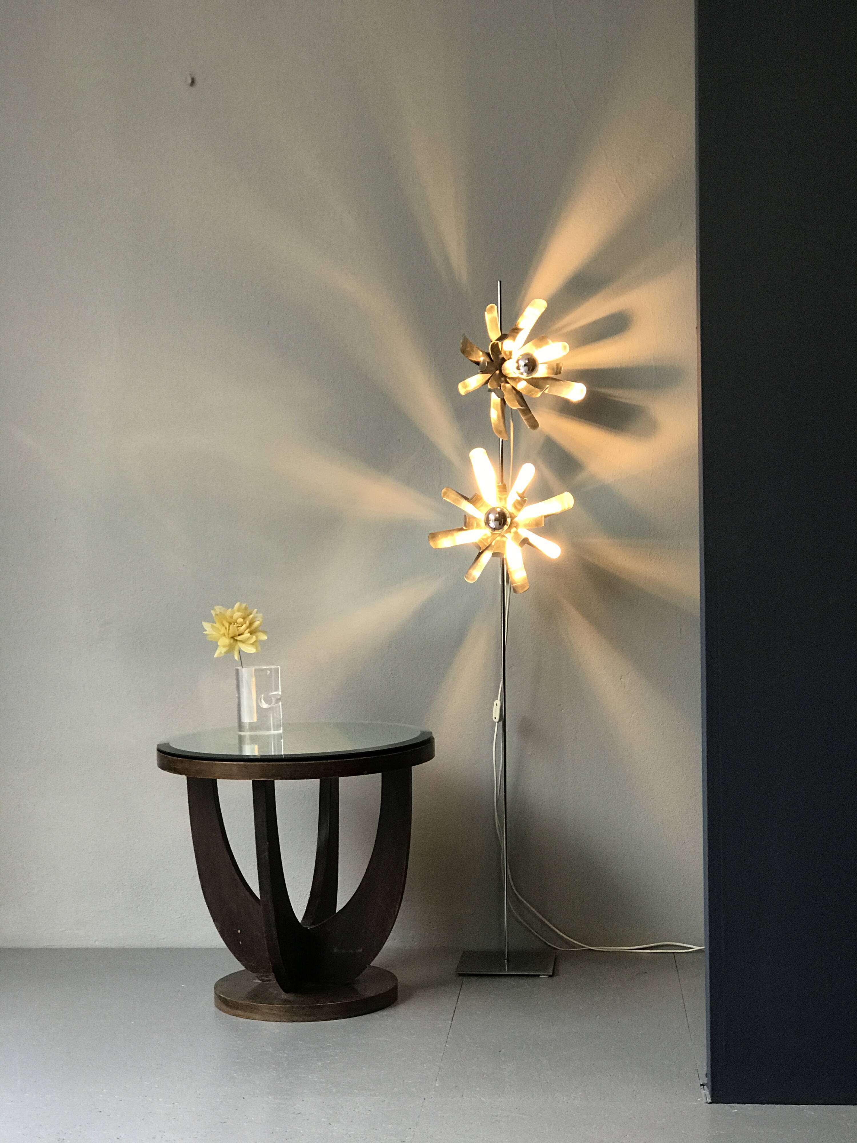 Vase vintage en acrylique transparent, Italie