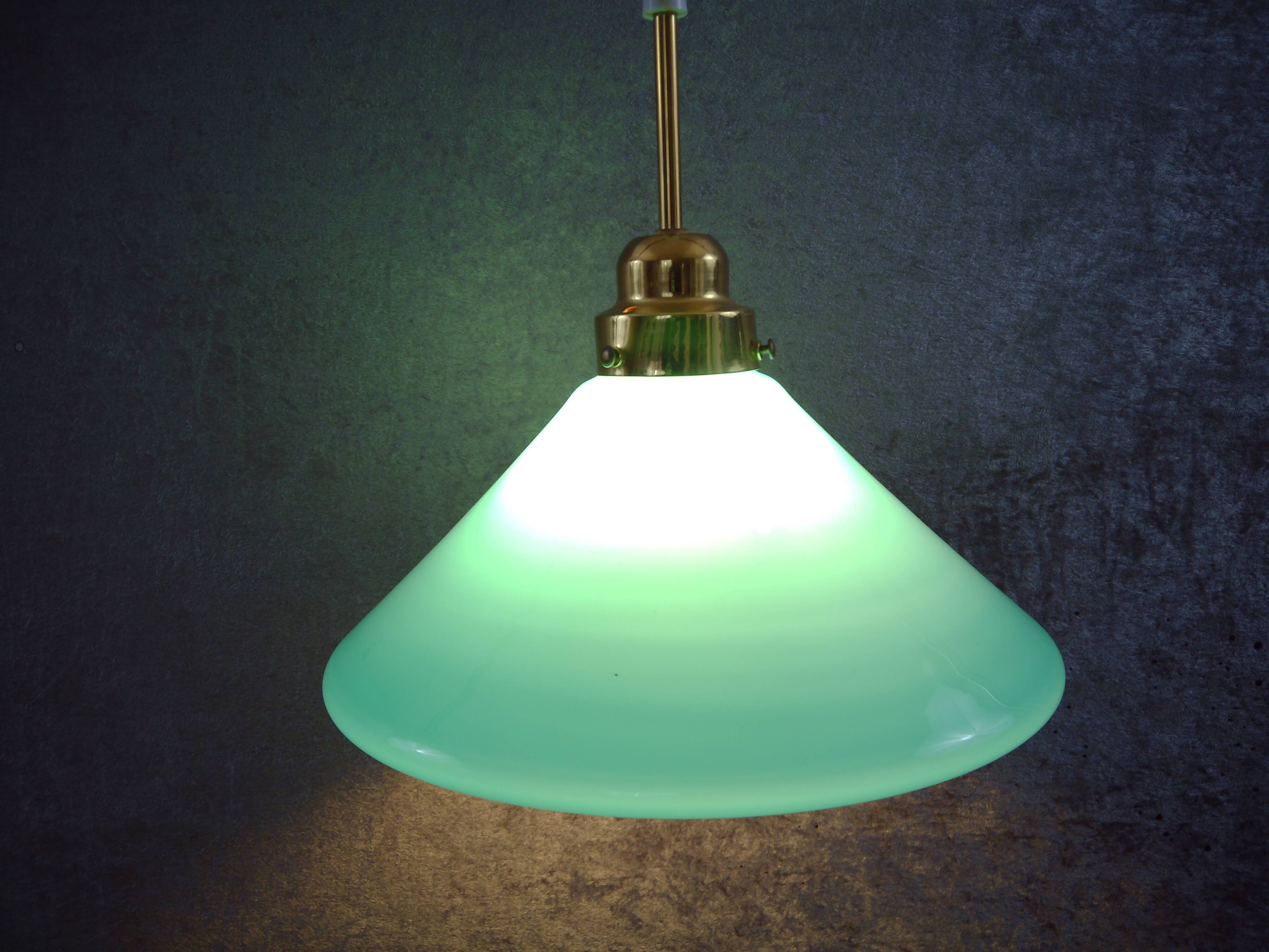Turquoise shoemaker lamp