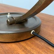 Mid-Century German Brass Table Lamp by Gecos Cosack