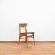 Danish teak & leather dining chairs from falstrup mobler, 1960