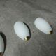 3 Vintage 90'S Ikea opaline wall lights (made in Italy)
