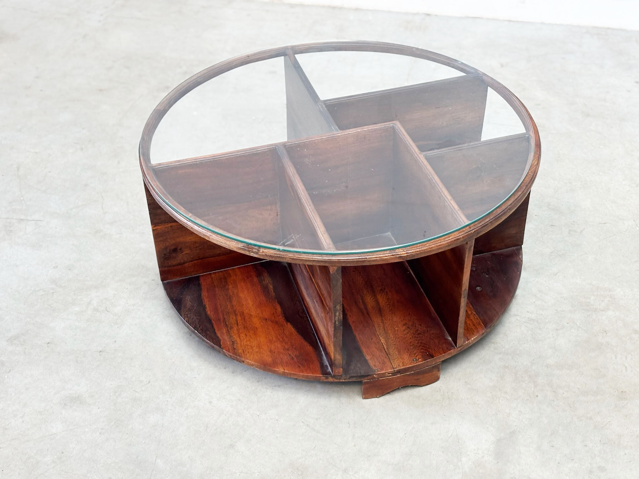 Sculptural Italian coffee table