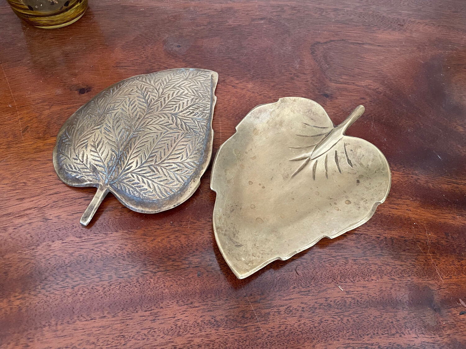 Brass leaf trays