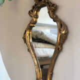 Golden rococo mirror