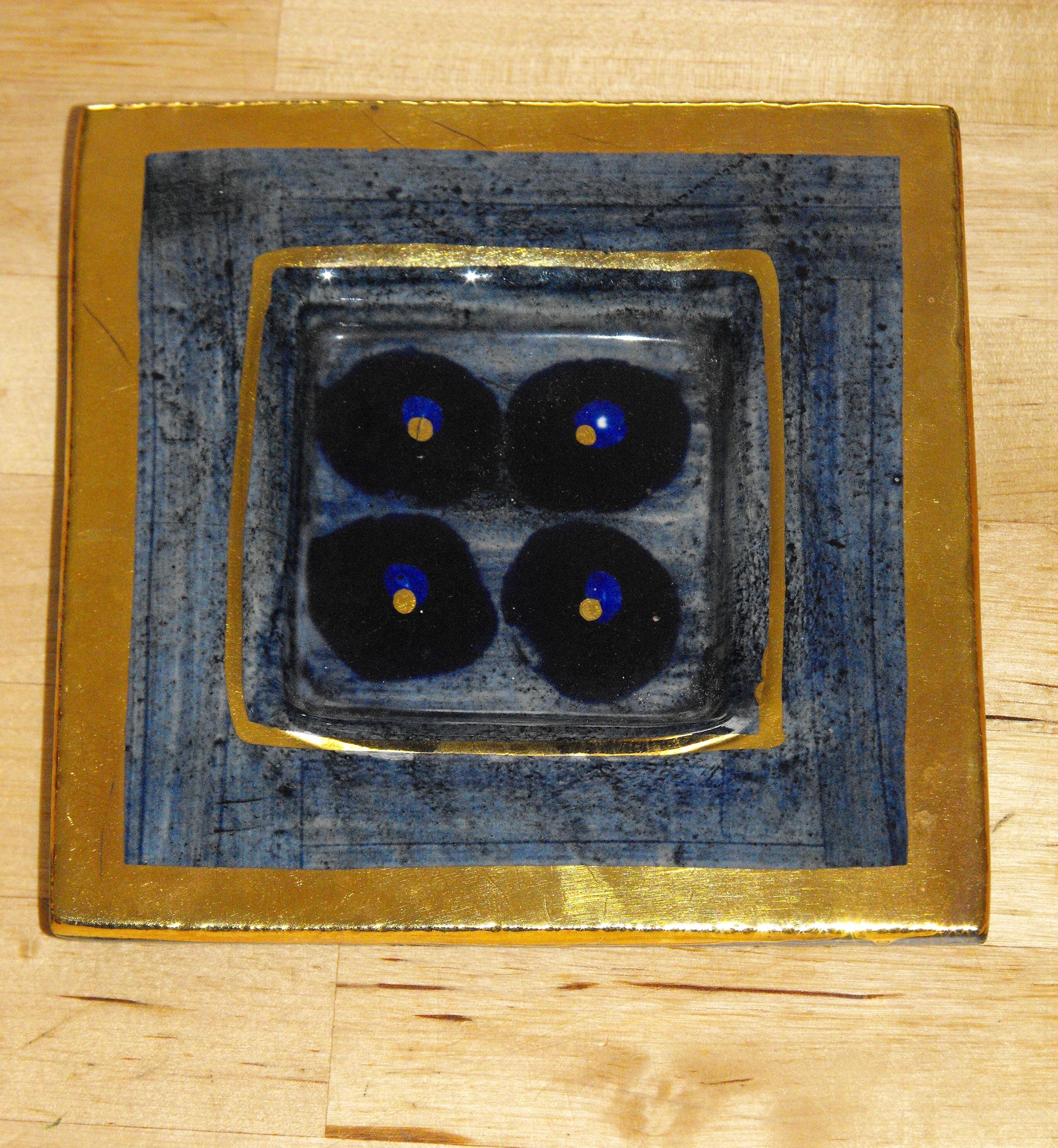 Lot of 3 empty ceramic pocket by Georges Pelletier Vallauris .