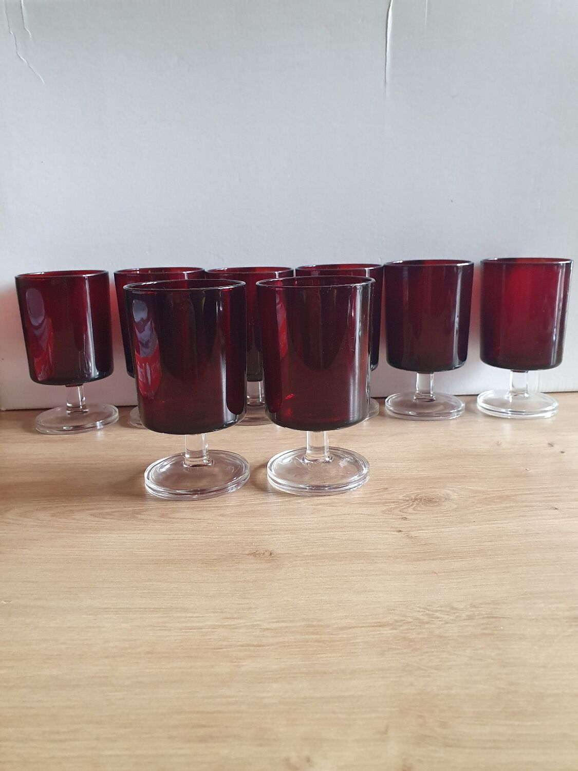 Luminarc wine glasses