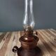 Lampe à pétrole en cuivre rat de cave