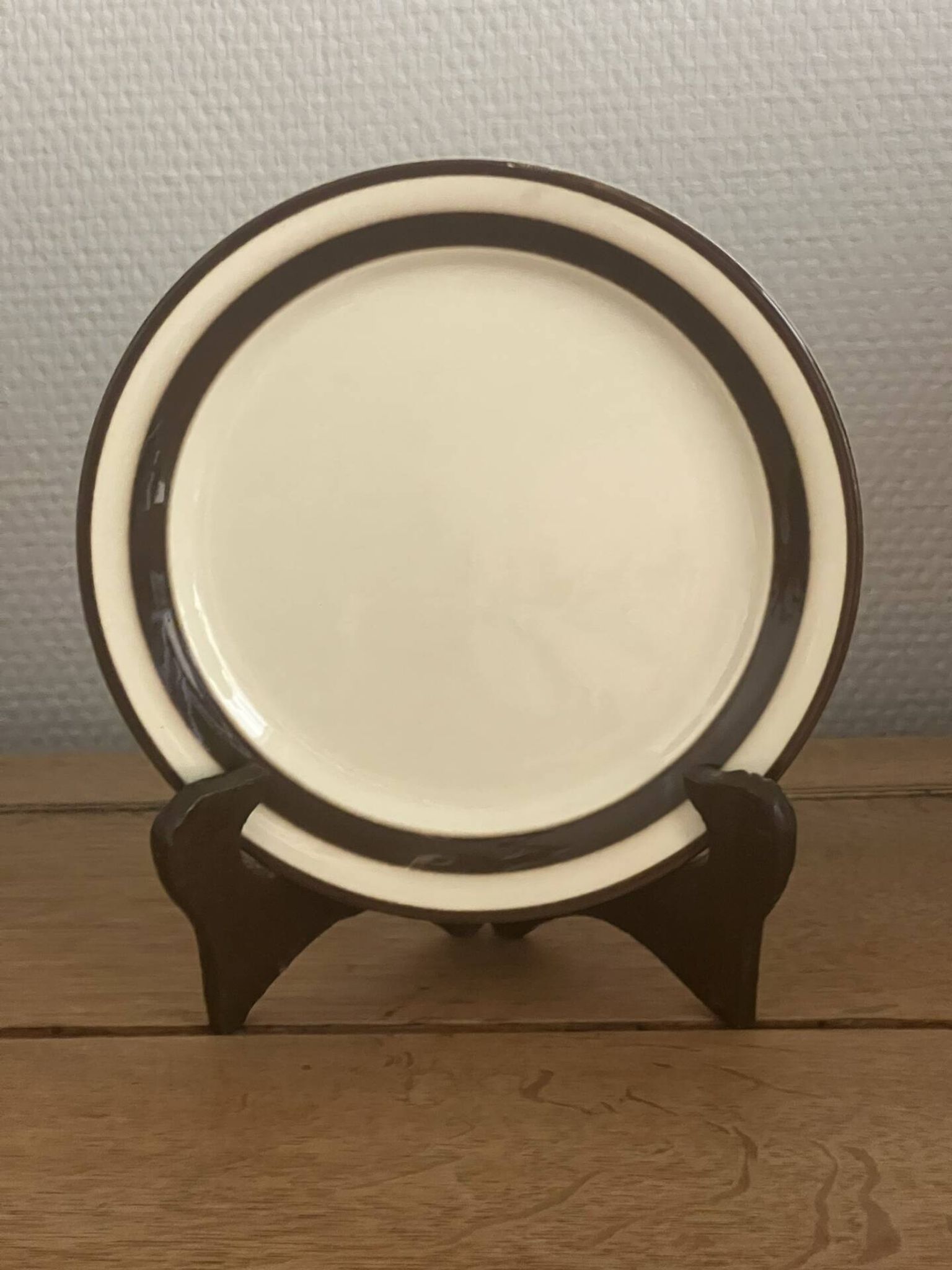 6 Italian dessert plates Pagmossin in ceramic