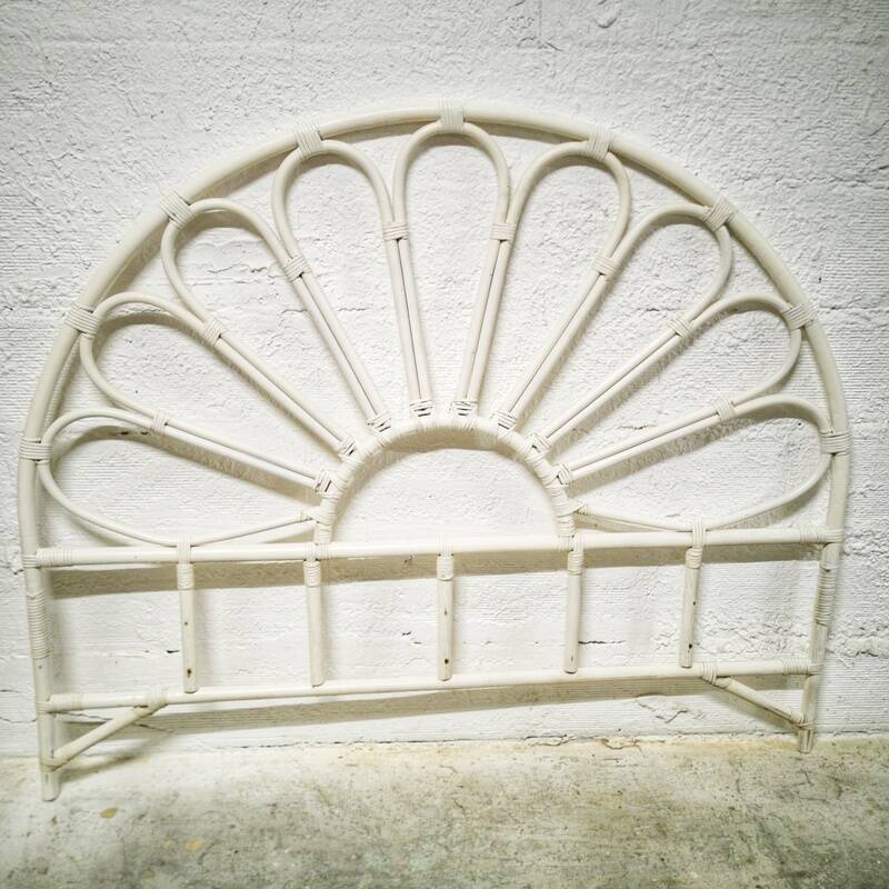 Rattan headboard