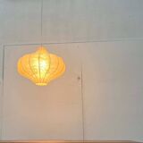 Modern mid-century Cocoon pendant lamp by Friedel Wauer for Goldkant Leuchten, Germany, 1960s.