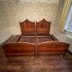 Paire de lits rocaille