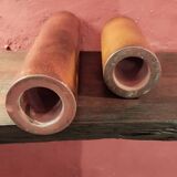 Pair of cylinder vases