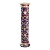 Old column in majolica I.C.A.P Gualdo Tadino 1930s-1940s