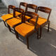 Set de 6 chaises 1970