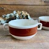 2 vintage Boch La Louvière Kéramis bowls