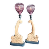 Paire de lampes de style art déco