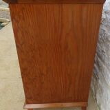 Commode ancienne post art déco  vers 1940 en bois massif pin dans sa patine
