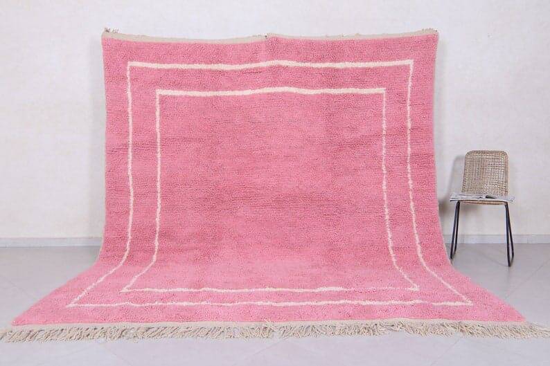 Grand tapis berbère pour votre espace tissé main artisanale 3/4 m