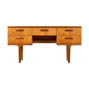 bureau en teck du milieu