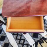 Pair of vintage rattan bedside tables