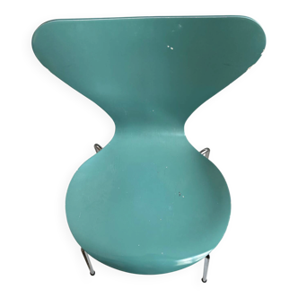 Blue Fritz Hansen chair