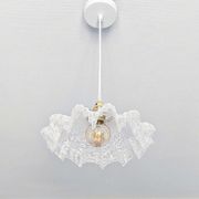 Suspension vintage verre de Clichy