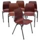 Set of 6 Pagholz chairs
