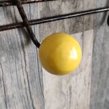 Vintage ball coat rack / colorful hook