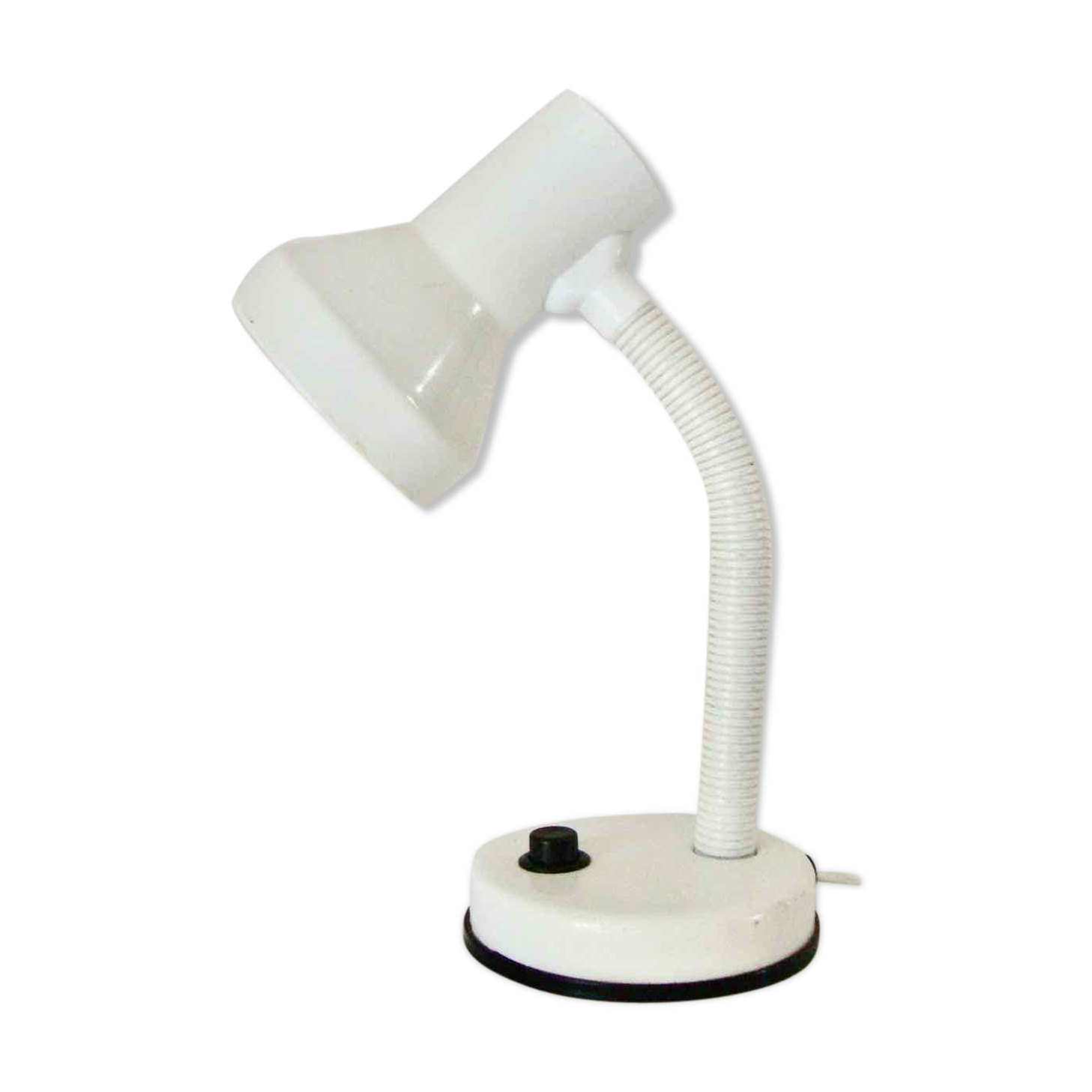 White vintage office lamp